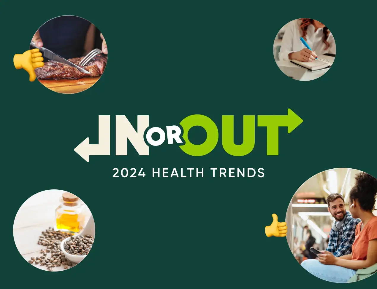 In or out? Get the scoop on 2024 health trends.