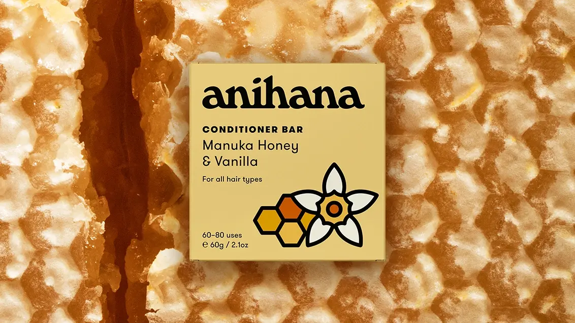 Anihana manuka honey and vanilla conditioner bar available at healthylife