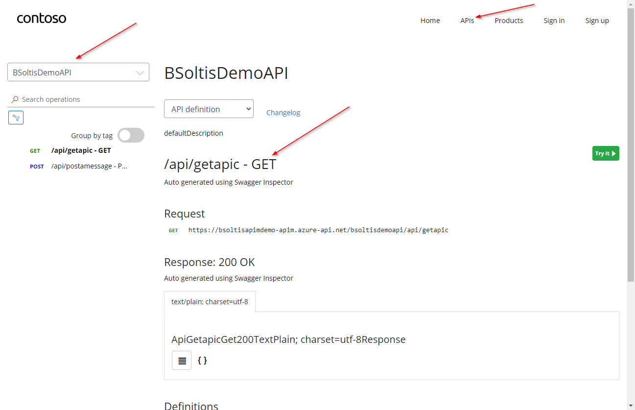 Importing an OpenAPI API into Azure API Management Service - Soltisweb
