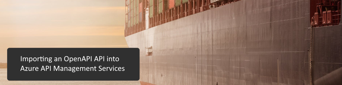 Importing an OpenAPI API into Azure API Management Service - Soltisweb