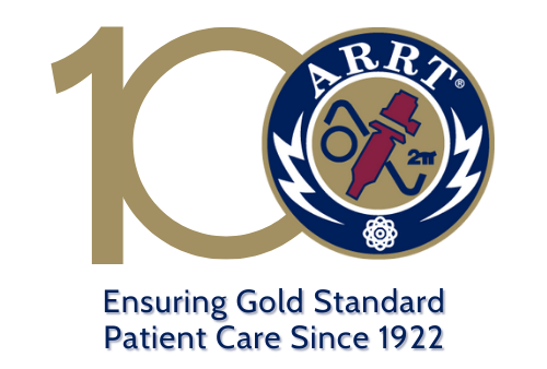 ARRT Centennial graphic: Gold 