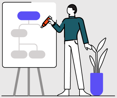 Illustration of information architects.