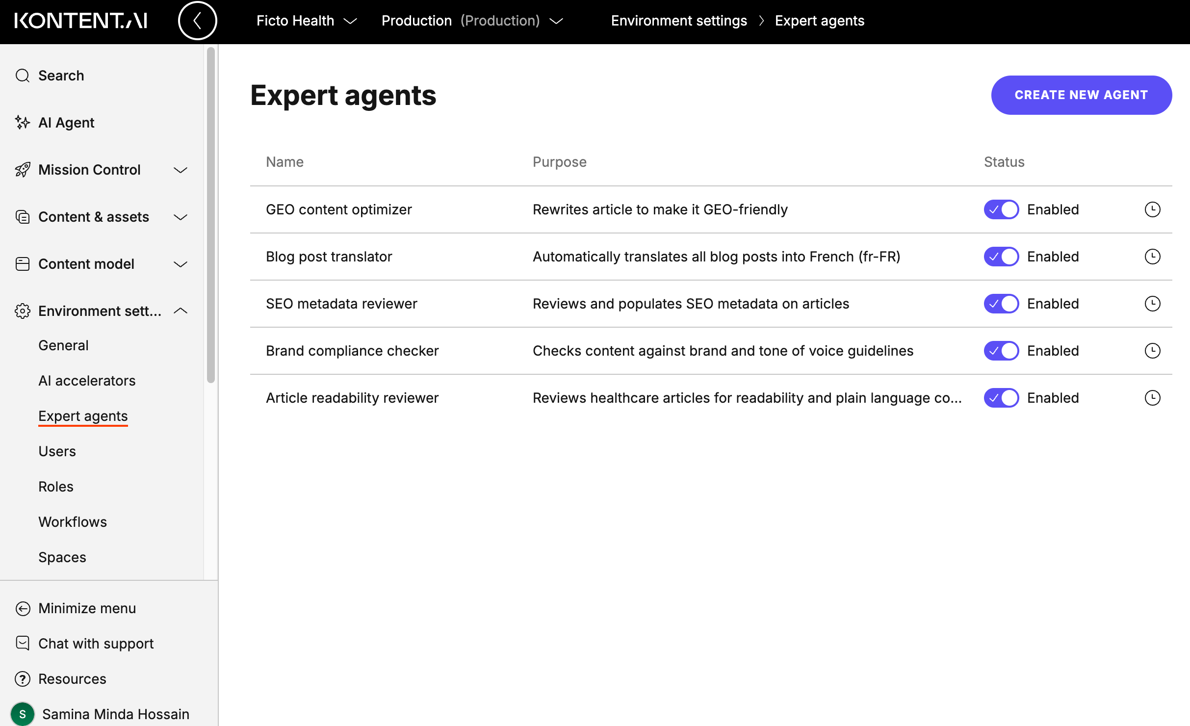 A list of expert AI agents for specific content tasks to automate content work