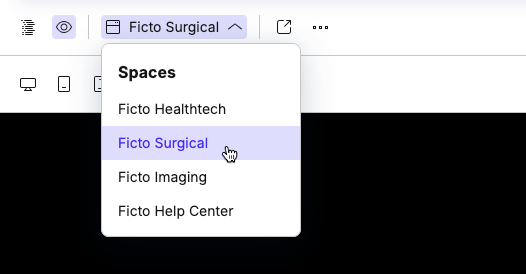Multiple previews in a content item editing
