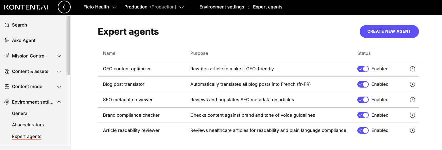 A list of expert AI agents for specific content tasks to automate content work