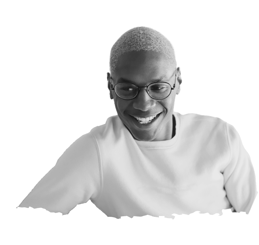 Smiling man with glasses and a white shirt. Smiling man with glasses and a white shirt.