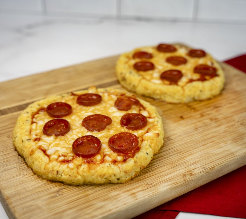 Cauliflower Rice Crust Personal Pepperoni Pizzas