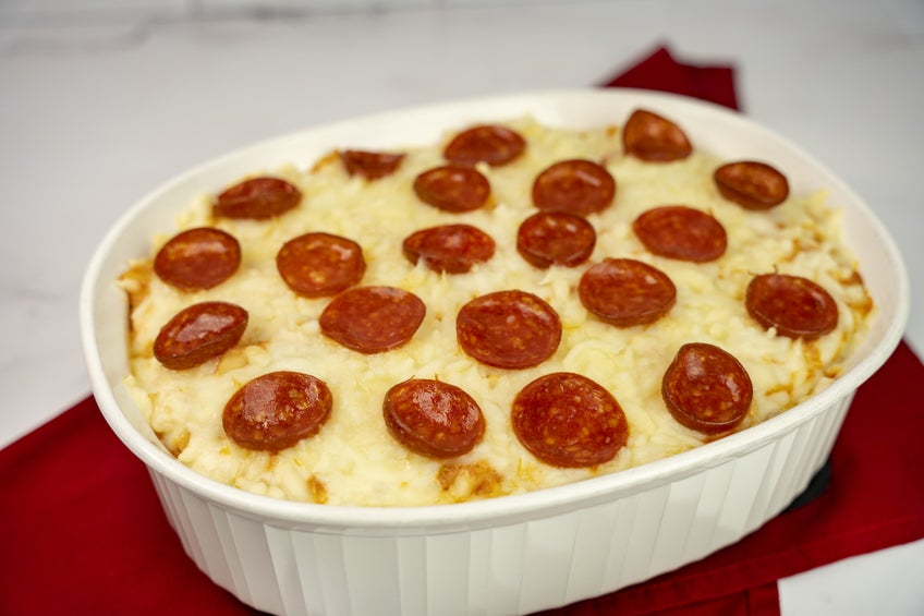 Pepperoni Pizza Casserole