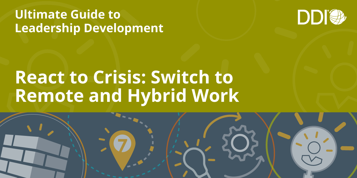 React To Crisis: Switch To Remote And Hybrid Work | DDI