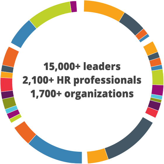 Global Leadership Forecast demographic pie