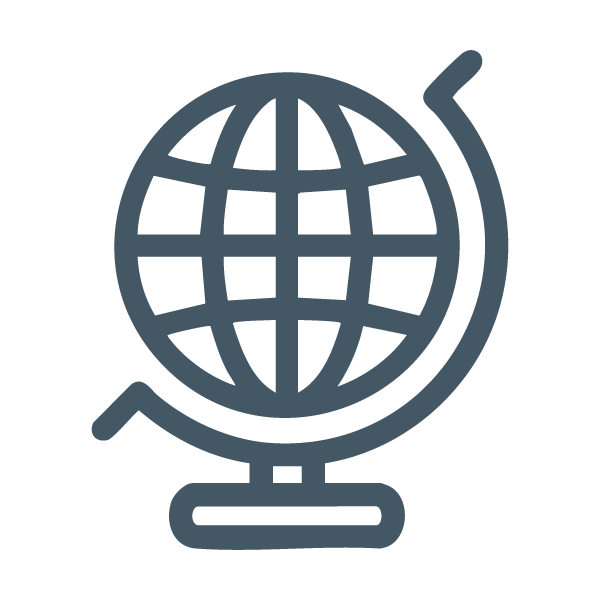 icon of a globe shows that responsible AI in learning and development is globally regulated