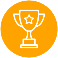 Trophée pour symboliser la reconnaissance des réussites des employés afin d’instaurer la confiance sur le lieu de travail.