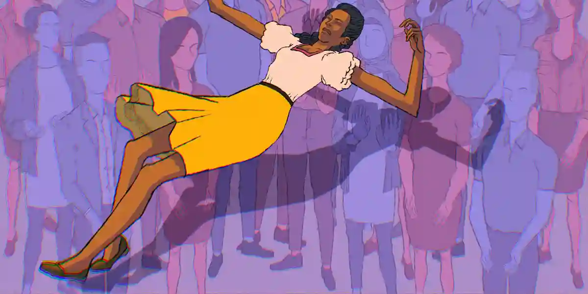 Leader faisant une chute de confiance avec d’autres leaders pour renforcer la confiance sur le lieu de travail.