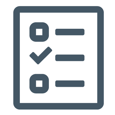 Symbol eines Quiz, um zu zeigen, dass Assessments nützliche Instrumente sind, um Führungspotenziale objektiv zu identifizieren