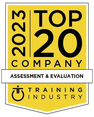 &nbsp;2023 Top 20 Assessment- und Bewertungsunternehmen Award Badge