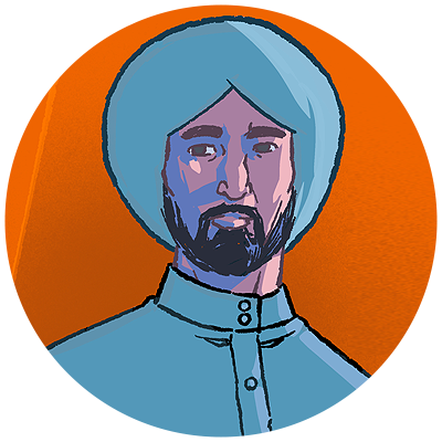 un homme qui a l’air détaché, pour montrer qu’il est le type de partie prenante qui évite