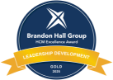 DDI awarded Gold by Brandon Hall Group for Leadership Development Excellence.