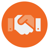 Poignée de main pour symboliser l’engagement à lutter contre les principales tendances de leadership de 2023