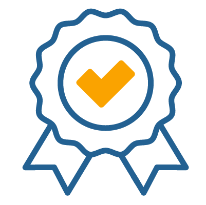 coche à l’intérieur du ruban décoratif de récompense