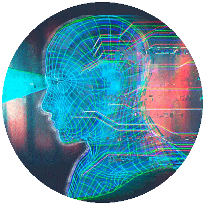 AI silhouette of human to symbolize one of the top leadership articles of 2023