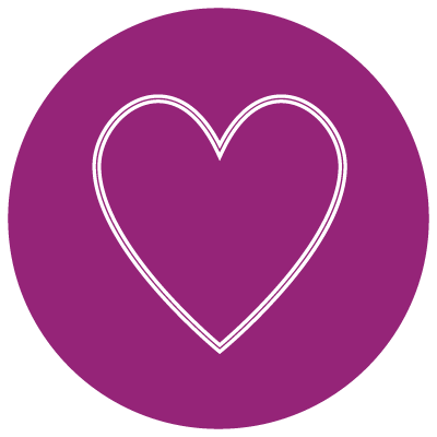 L’icône d’un cœur montre que l’humain est un principe clé de la conception pédagogique