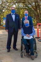 Mark Faulkner CEO of Baptist Health Care and guests at Baptist Health Care New Health Campus groundbreaking