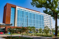 Baptist Hospital with Landscaping