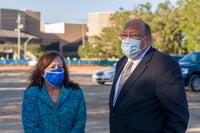 Guests at Baptist Health Care New Health Campus groundbreaking