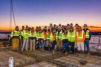 A group of the workers