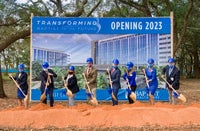 Shoveling ceremony at Baptist Health Care New Health Campus groundbreaking.