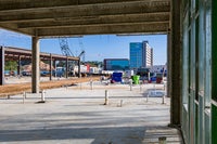 Behavioral Health Unit with Baptist Hospital in View
