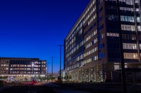 New campus at sunrise