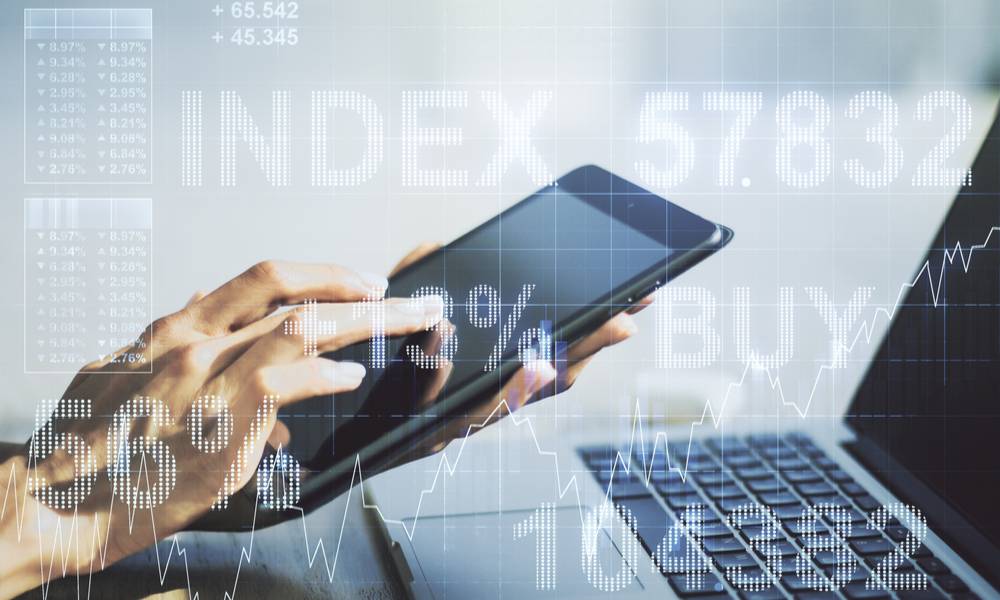 Multi exposure of financial diagram and hand working with a digital tablet on background (1).jpg