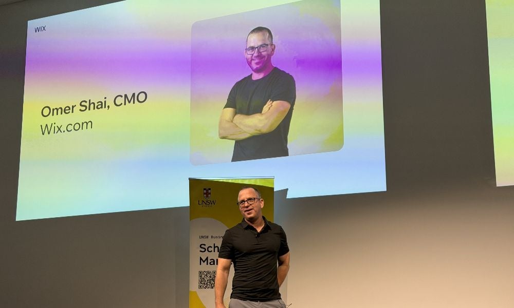 Wix Global Chief Marketing Officer, Omer Shai, presents at MASS 2026.jpg