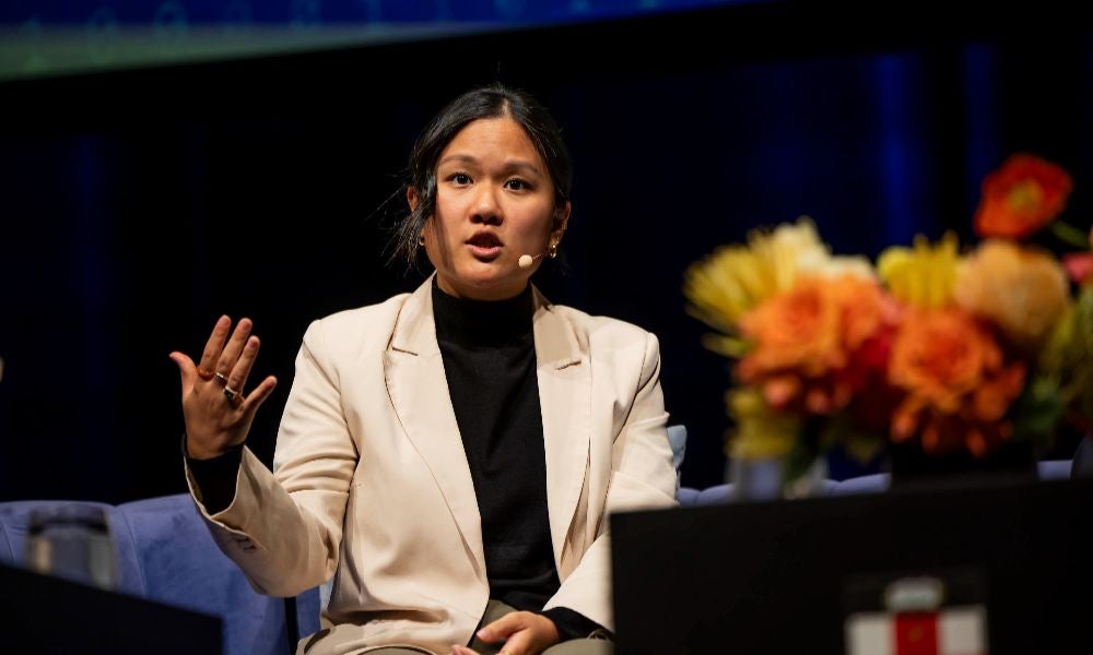 Investigative journalist and former writer for the MIT Technology Review, Karen Hao.jpg