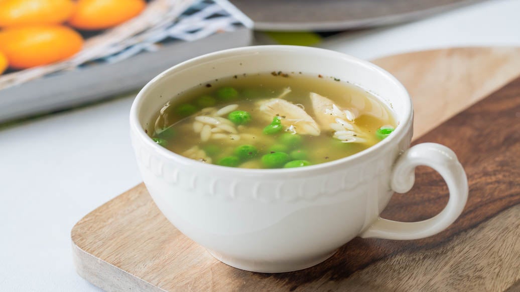 Chicken Vegetable Soup With Stars 