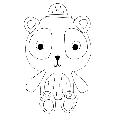 Panda - Coloring Activity - Hasbro Play