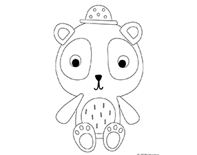 Panda - Coloring Activity - Hasbro Play