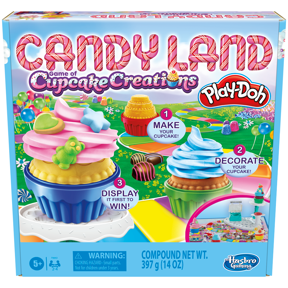 Candy Land Cupcake Creations Board Game, From the Makers of Play Doh, Kids Board Games, Family Games for Kids