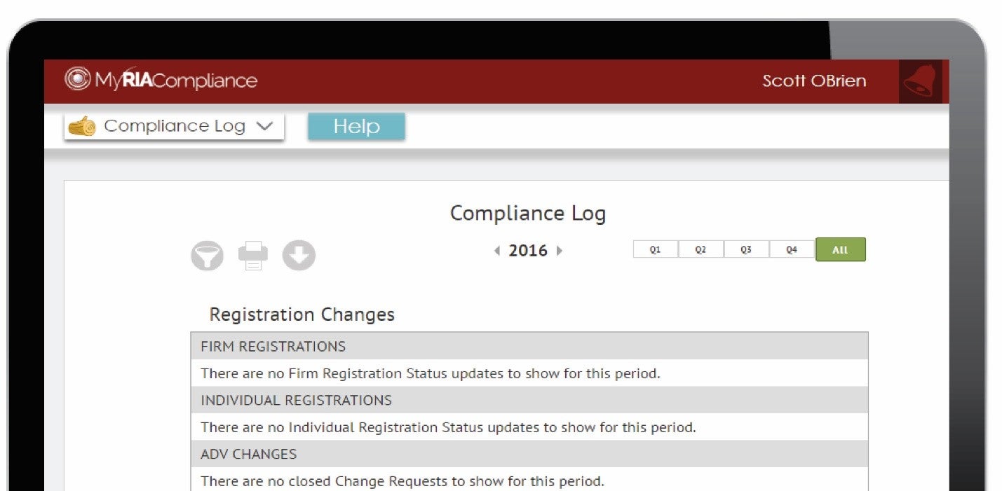 RIA Compliance Software Monthly Feature Release: June 2016