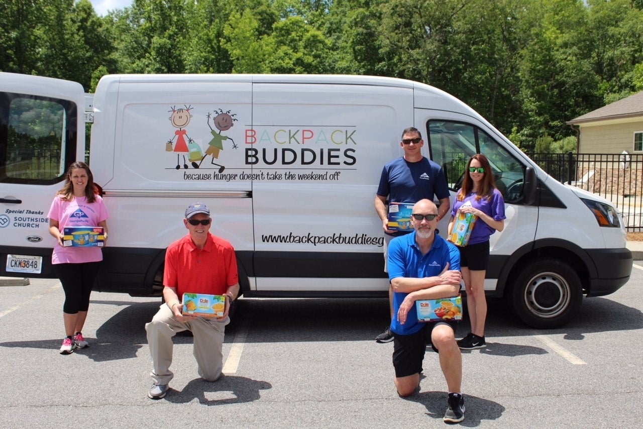 GP Employees host food-drive with Backpack Buddies of Georgia