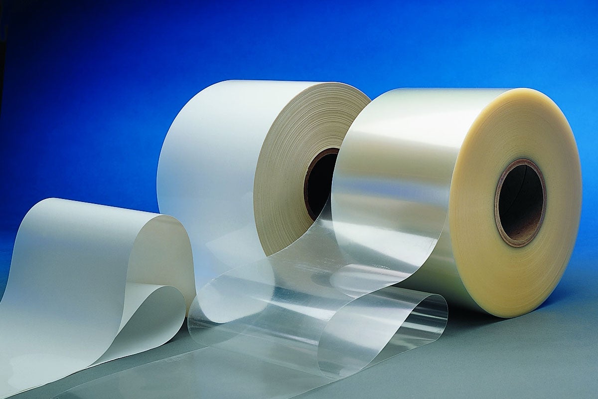 Rolls of Clear & White Gloss Metalized Polypropylene Films