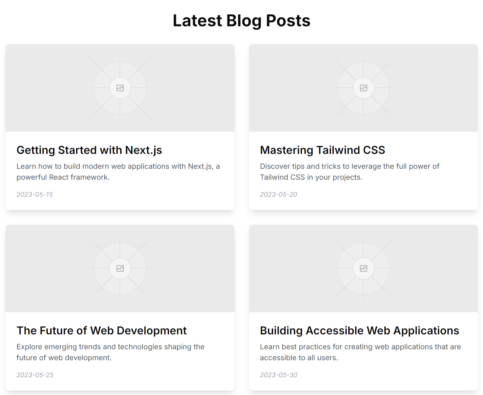 v0 preview output of latest blog post component