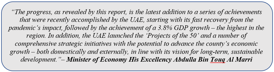 Minister of Economy His Excellency Abdulla quote