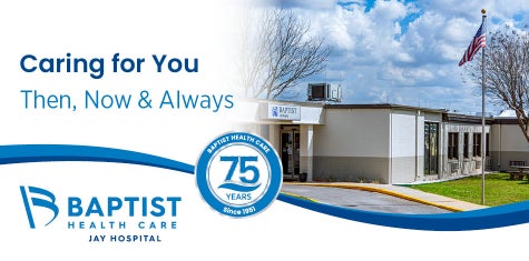 Jay Hospital and 75 years of Baptist