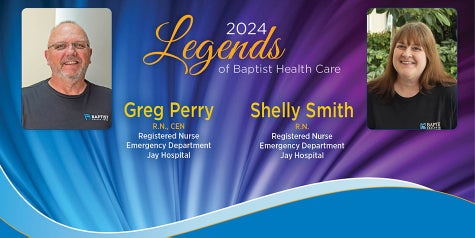 Greg Perry and Shelly Smith as Legends