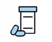 Icon of a bottle of medicine.