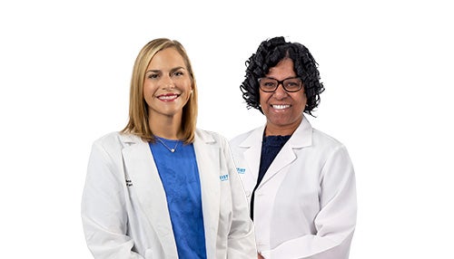 two female doctors