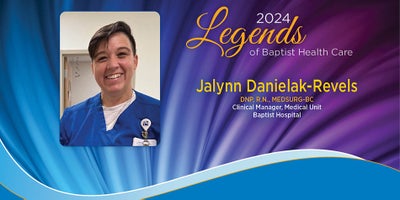 Nurse Jalynn as Baptist Legend