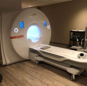 Picture of state-of-the-art Siemens 3T Lumina wide bore magnetic resonance imaging (MRI) machine